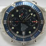 高雄流當品拍賣 原裝 Omega 歐米茄 Seamaster 大海馬 不鏽鋼 計時 自動 喜歡價可議 PR105